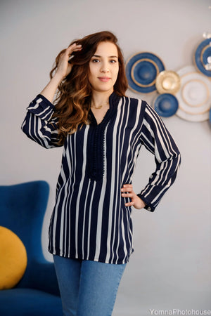 Chemise tradi-moderne
