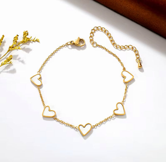 Bracelet cœur Naya bijoux