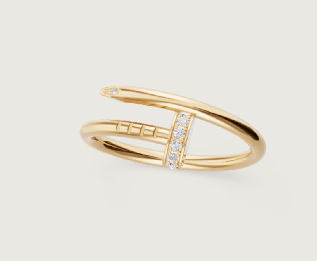 Bague clou Élégance en soi