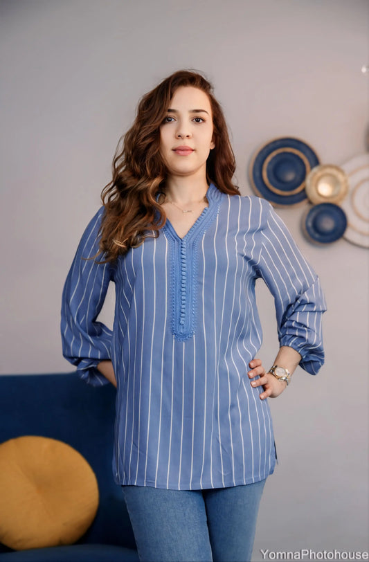 Chemise tradi-moderne Élégance en soi