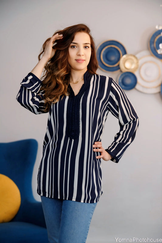 Chemise tradi-moderne Élégance en soi