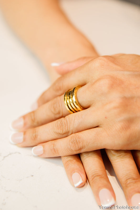 Bague Spirale Élégance en soi