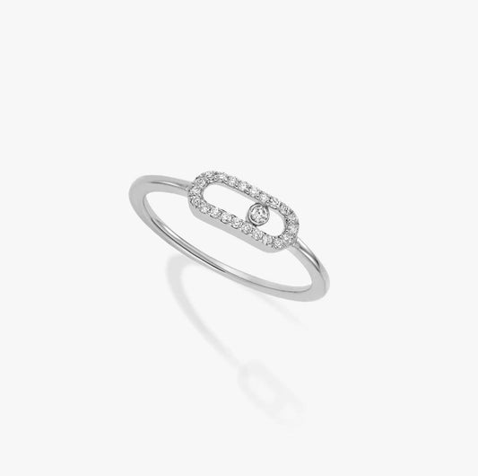 Bague pavé certie Élégance en soi