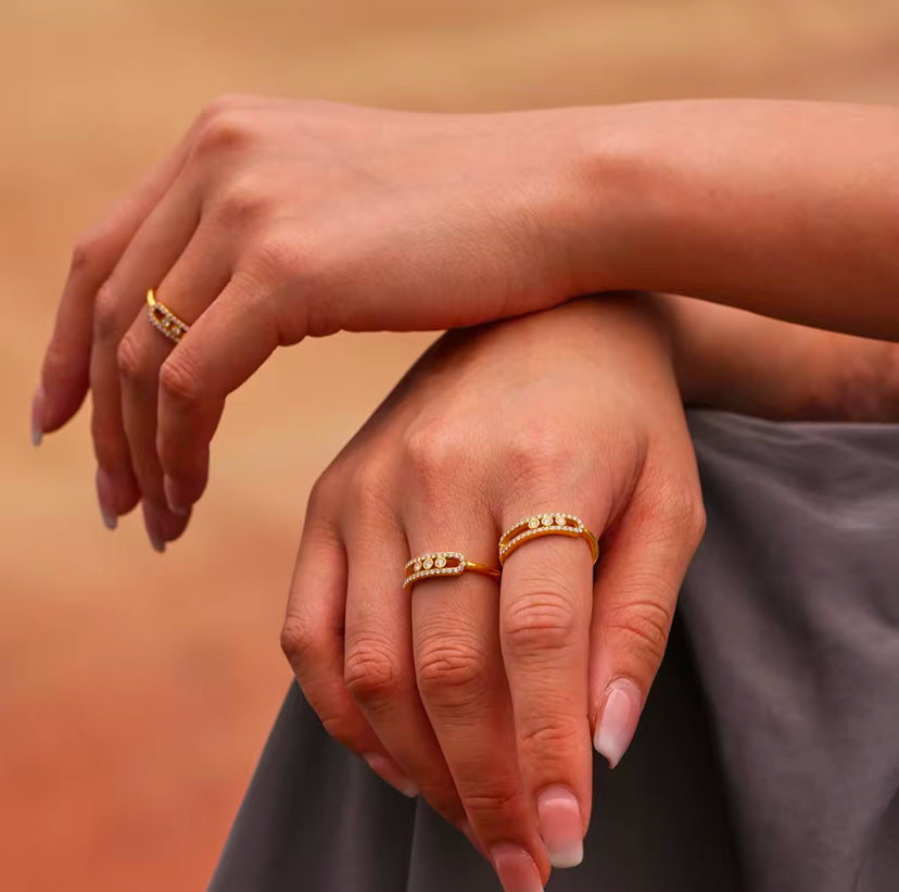 Bague pavé GM Élégance en soi
