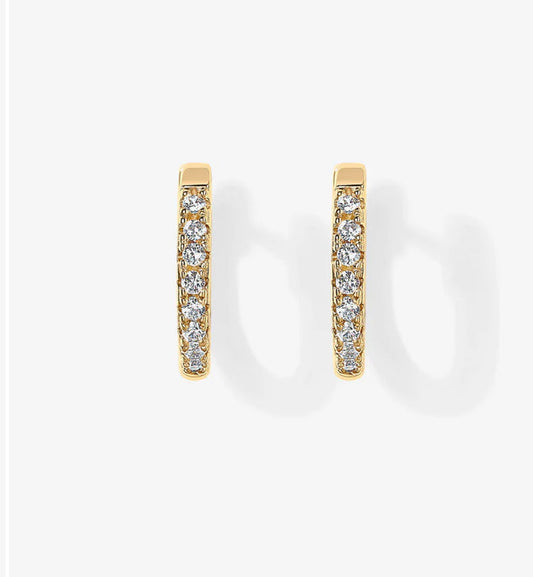 Boucles diamond PM Élégance en soi