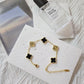 Bracelet trèfles duo or Naya bijoux