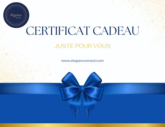 Carte cadeau Élégance en soi